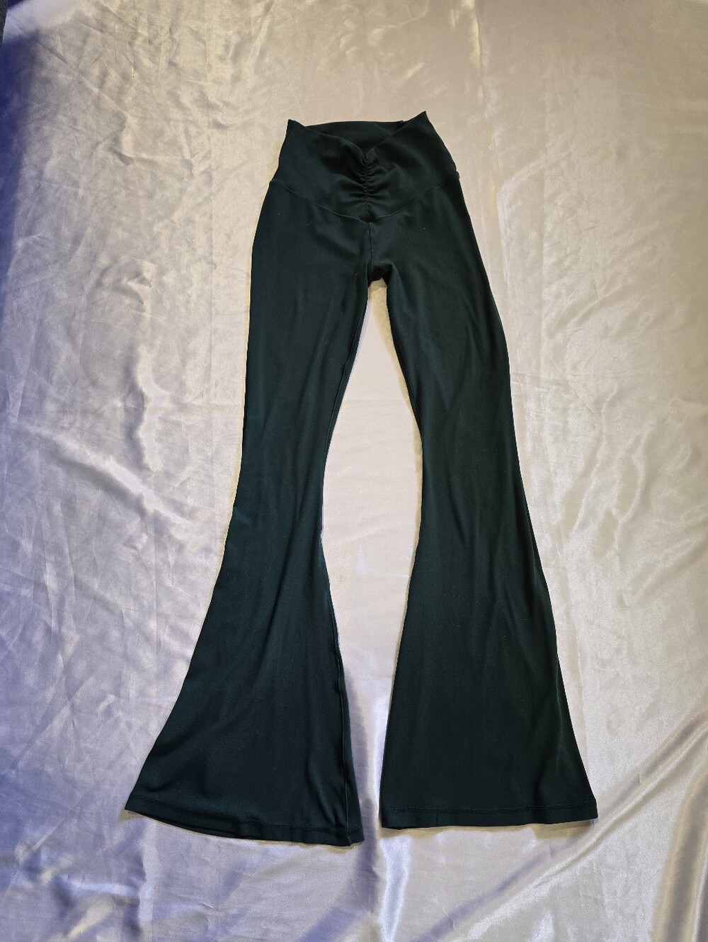 aerie Green Flare Leggings